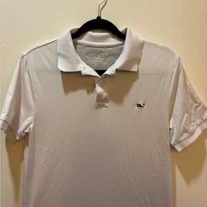 Vineyard Vines White Polo Shirt Classic Design